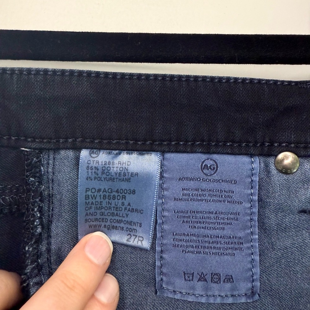 AG The Legging Super Skinny Jeans Dark Blue Size 27 - Picture 7 of 8